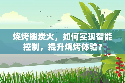 烧烤摊炭火，如何实现智能控制，提升烧烤体验？