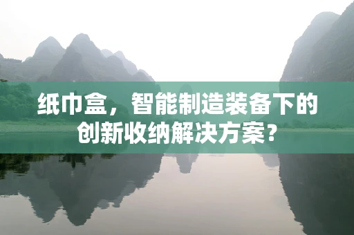 纸巾盒，智能制造装备下的创新收纳解决方案？