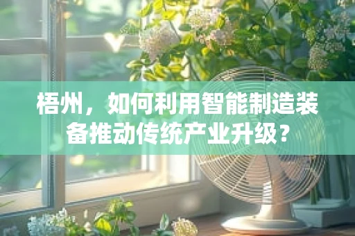 梧州，如何利用智能制造装备推动传统产业升级？
