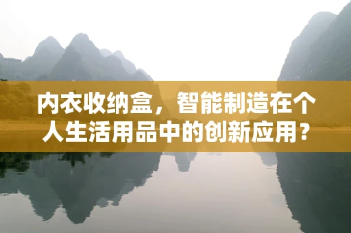 内衣收纳盒，智能制造在个人生活用品中的创新应用？