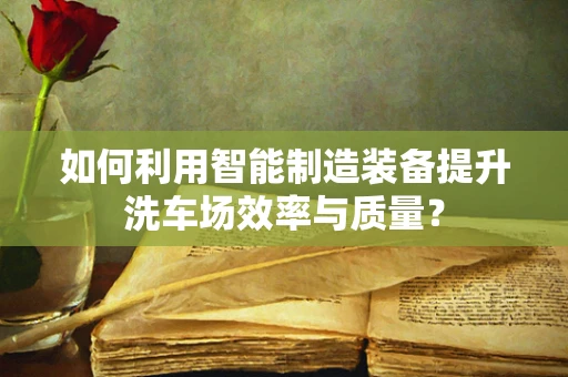 如何利用智能制造装备提升洗车场效率与质量？