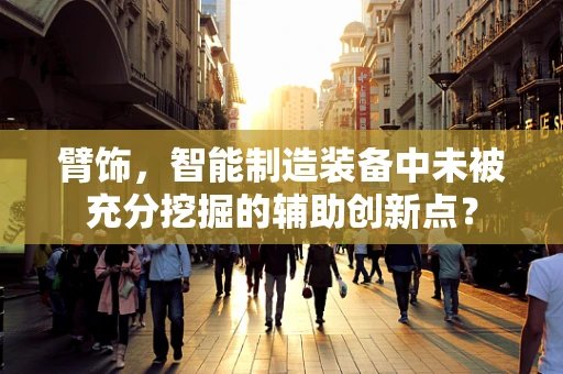 臂饰，智能制造装备中未被充分挖掘的辅助创新点？
