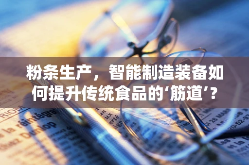 粉条生产，智能制造装备如何提升传统食品的‘筋道’？