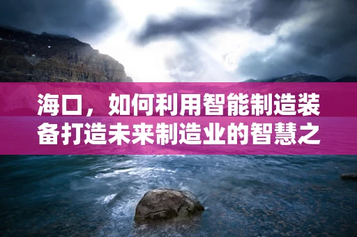 海口，如何利用智能制造装备打造未来制造业的智慧之都？