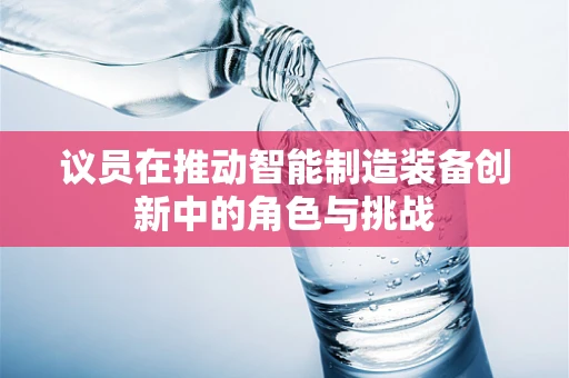 议员在推动智能制造装备创新中的角色与挑战