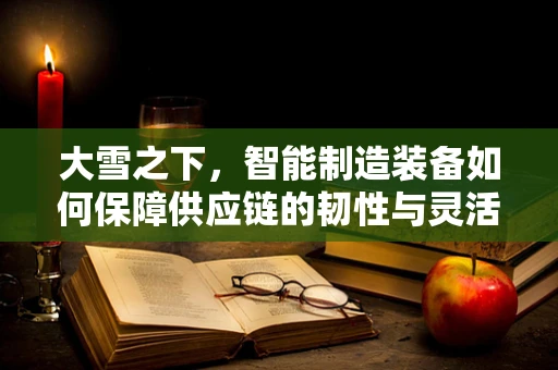 大雪之下，智能制造装备如何保障供应链的韧性与灵活？