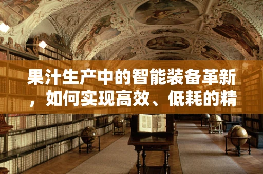 果汁生产中的智能装备革新，如何实现高效、低耗的精准控制？