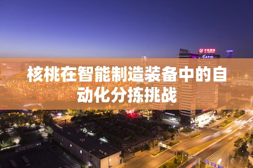 核桃在智能制造装备中的自动化分拣挑战