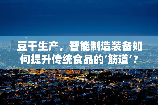 豆干生产，智能制造装备如何提升传统食品的‘筋道’？