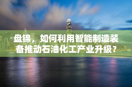 盘锦，如何利用智能制造装备推动石油化工产业升级？