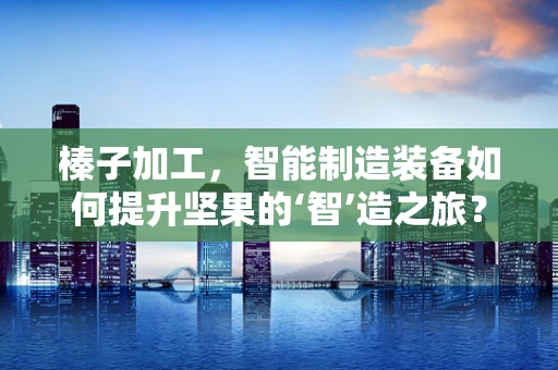 榛子加工，智能制造装备如何提升坚果的‘智’造之旅？