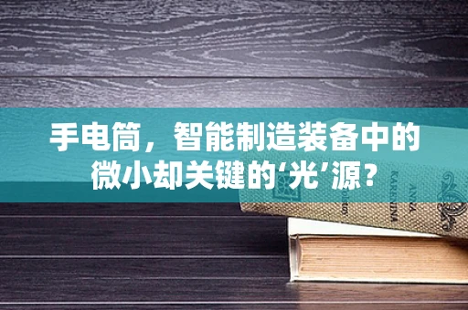 手电筒，智能制造装备中的微小却关键的‘光’源？