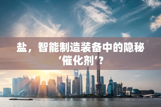 盐，智能制造装备中的隐秘‘催化剂’？