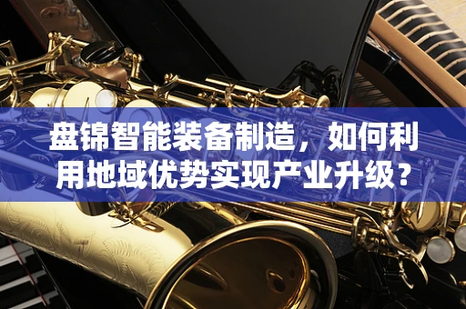盘锦智能装备制造，如何利用地域优势实现产业升级？