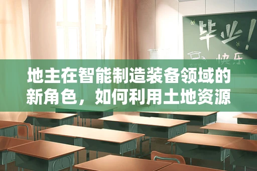 地主在智能制造装备领域的新角色，如何利用土地资源优化生产布局？