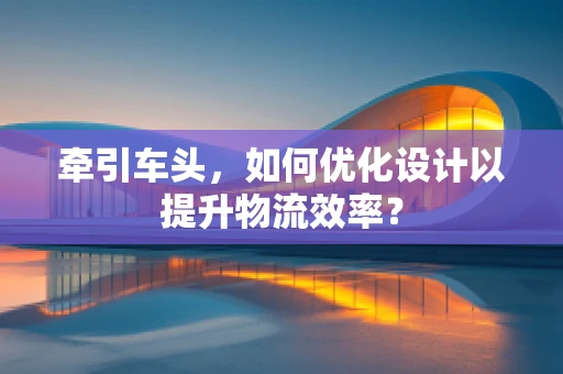牵引车头，如何优化设计以提升物流效率？