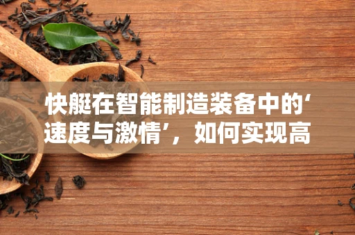 快艇在智能制造装备中的‘速度与激情’，如何实现高效集成与智能化控制？