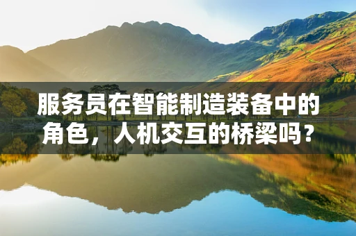 服务员在智能制造装备中的角色，人机交互的桥梁吗？