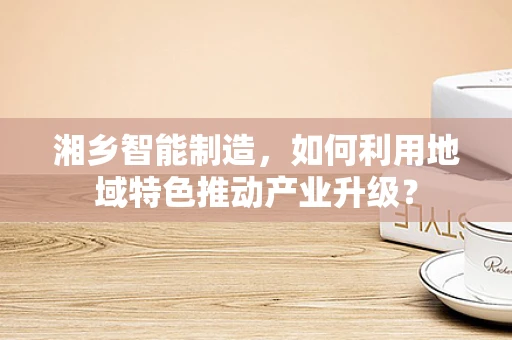 湘乡智能制造，如何利用地域特色推动产业升级？