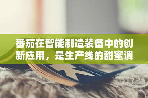 番茄在智能制造装备中的创新应用，是生产线的甜蜜调味剂吗？