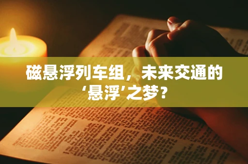 磁悬浮列车组，未来交通的‘悬浮’之梦？
