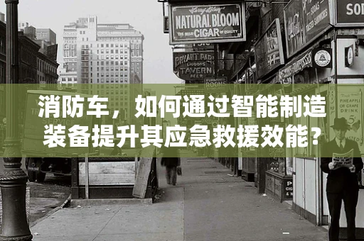消防车，如何通过智能制造装备提升其应急救援效能？