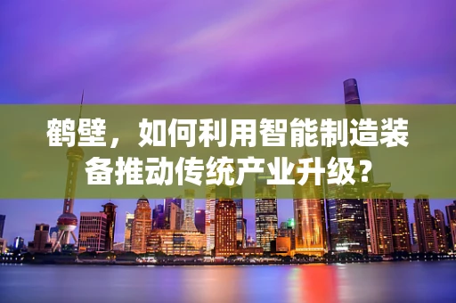 鹤壁，如何利用智能制造装备推动传统产业升级？