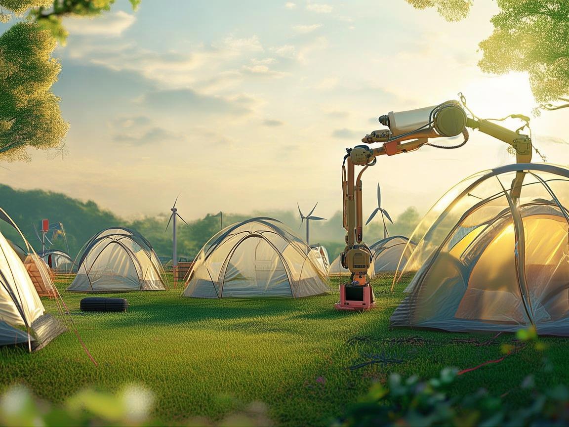 露营地帐篷区，如何利用智能制造装备提升用户体验？